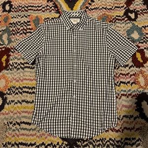 Original Penguin checkered short sleeve button down medium heritage slim fit